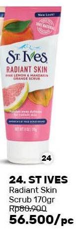 Promo Harga ST IVES Facial Scrub Pink Lemon 170 gr - Guardian