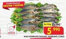 Promo Harga Ikan Kembung Banjar, Como per 100 gr - Superindo