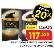 Promo Harga OLAY Total Effects 7 in 1 Anti Ageing Day Cream All Variants 50 gr - Superindo