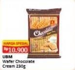 Promo Harga UBM Wafer Cream 230 gr - Alfamart