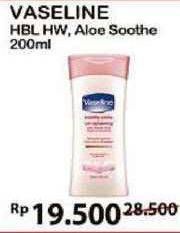 Promo Harga VASELINE Intensive Care Healthy White, Aloe Soothe 200 ml - Alfamart