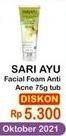 Promo Harga SARIAYU Facial Foam Acne Care 75 gr - Indomaret