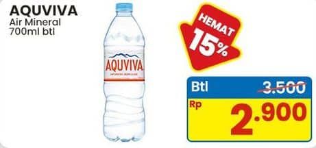 Promo Harga Aquviva Air Mineral 700 ml - Indomaret