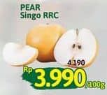 Promo Harga Pear Singo RRC per 100 gr - Alfamidi