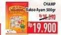 Promo Harga CHAMP Bakso Chicken Ball 500 gr - Hypermart