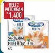 Promo Harga Sariwangi Milk Tea Teh Tarik per 2 pouch 4 pcs - Hypermart