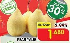 Promo Harga Pear Ya Lie per 100 gr - Superindo