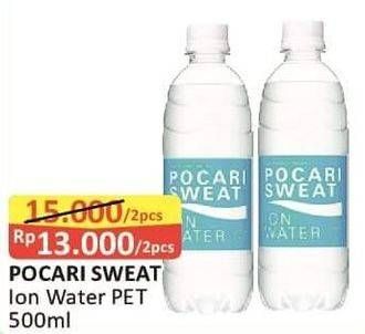 Promo Harga POCARI SWEAT Minuman Isotonik Original 500 ml - Alfamart