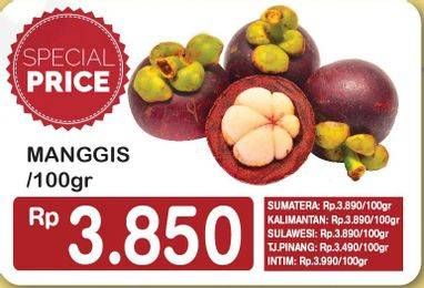 Promo Harga Manggis per 100 gr - Hypermart