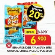 Promo Harga Bernardi Easy Bites Sosis Original, Cheese, Piccolo 65 gr - Superindo