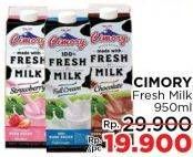 Promo Harga Cimory Fresh Milk 950 ml - LotteMart