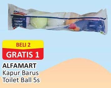 Promo Harga ALFAMART Kapur Barus Toilet Ball 5 pcs - Alfamart
