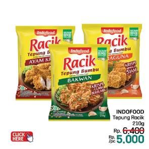 Promo Harga Indofood Racik Tepung Bumbu 210 gr - LotteMart