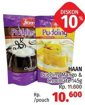 Promo Harga HAAN Pudding Mango, Chocolate 145 gr - LotteMart
