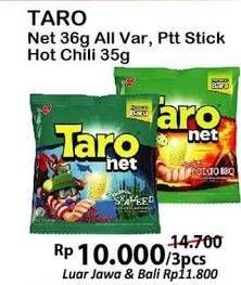 Promo Harga TARO Net 36 g All Var/ Potato Stick Hot Chili 35 g  - Alfamart