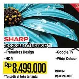 Promo Harga Sharp 4T-C55FJ1X  - Hypermart