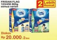 Promo Harga FRISIAN FLAG 123 Jelajah / 456 Karya All Variants per 2 box 800 gr - Indomaret