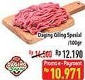 Promo Harga Daging Giling Sapi Spesial per 100 gr - Hypermart