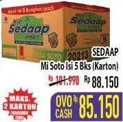 Promo Harga SEDAAP Mie Kuah Soto per 40 pcs 75 gr - Hypermart