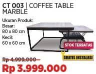 Promo Harga CT-003 Coffee Table  - COURTS
