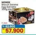 Promo Harga Monde Serena Egg Roll 300 gr - Indomaret