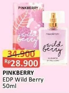 Promo Harga PINKBERRY Eau De Parfum Wild Berry 50 ml - Alfamart