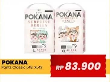 Promo Harga Pokana Baby Pants L48, XL42 42 pcs - Yogya