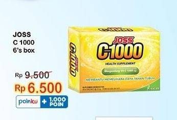 Promo Harga JOSS C1000 Health Supplement per 6 sachet 3 gr - Indomaret