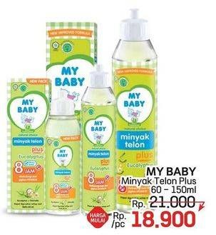 Promo Harga My Baby Minyak Telon Plus 60 ml - LotteMart