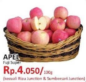 Promo Harga Apel Fuji Super per 100 gr - Yogya