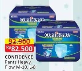 Promo Harga Confidence Adult Diapers Heavy Flow L8, M10 8 pcs - Alfamart