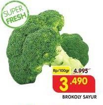 Promo Harga Brokoli per 100 gr - Superindo