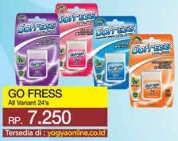 Promo Harga GO FRESS Refreshing Oral Care Strips All Variants 24 pcs - Yogya