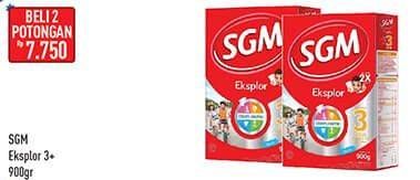 Promo Harga SGM Eksplor 3+ Susu Pertumbuhan Vanila 900 gr - Hypermart