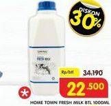 Promo Harga HOMETOWN Fresh Milk Plain 1000 ml - Superindo