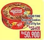Promo Harga Good Time Chocochips Assorted Cookies Tin 277 gr - Hypermart