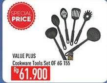 Promo Harga VALUE PLUS Cookware Tools Set G-155 6 pcs - Hypermart