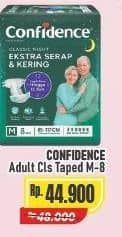 Promo Harga Confidence Adult Classic Night Ekstra Serap & Kering M8 8 pcs - Alfamart