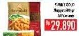 Promo Harga SUNNY GOLD Chicken Nugget All Variants 500 gr - Hypermart