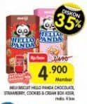 Promo Harga Meiji Hello Panda Biscuit Chocolate, Strawberry, Cookies And Cream 45 gr - Superindo