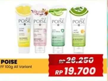 Promo Harga Poise Facial Foam All Variants 100 gr - Yogya