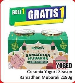 Promo Harga YOSEO Creamix Thick Yogurt 90 gr - Hari Hari