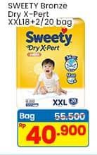 Promo Harga Sweety Bronze Pants Dry X-Pert XXL18, XXL20 18 pcs - Indomaret