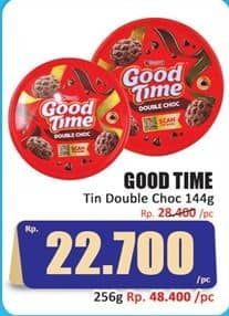 Promo Harga Good Time Cookies Chocochips Double Choc 144 gr - Hari Hari