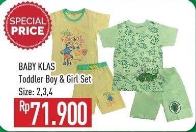 Promo Harga BABY KLAS Toddler Boy Set 2, 3, 4  - Hypermart