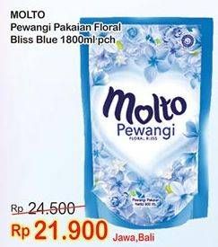 Promo Harga MOLTO Pewangi Blue 1800 ml - Indomaret