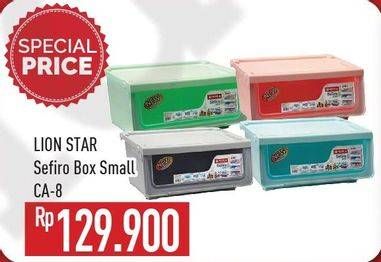 Promo Harga LION STAR Sefiro Kotak Penyimpanan Small CA-8  - Hypermart