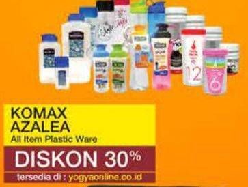 Promo Harga KOMAX AZALEA All Item Plastic Ware  - Yogya