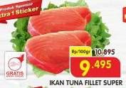 Promo Harga Tuna Fillet per 100 gr - Superindo