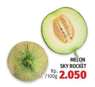 Promo Harga Melon Sky Rocket per 100 gr - LotteMart
